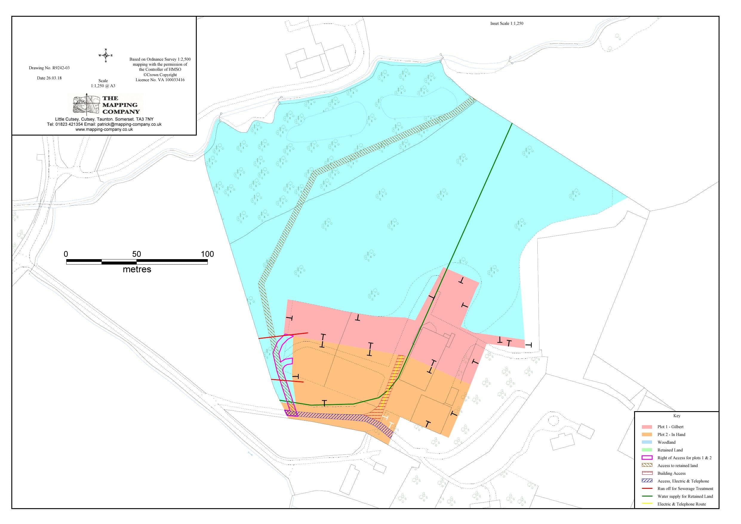 Preview of Land Registry Compliant Plan